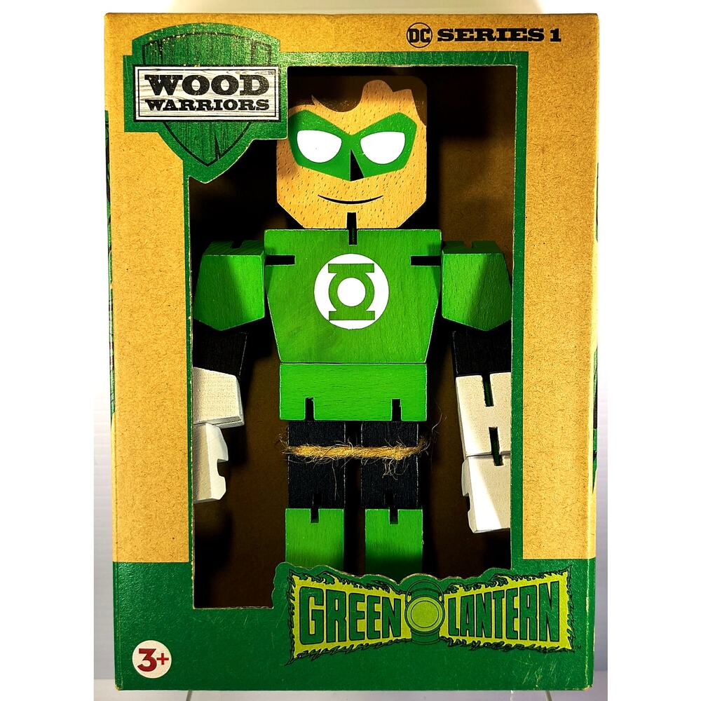 PPW Toys Wood Warriors DC Comics Series 1 GREEN LANTERN, New, See Pics/Descr.